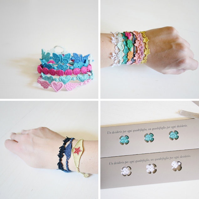 Braccialetti Cruciani collection.