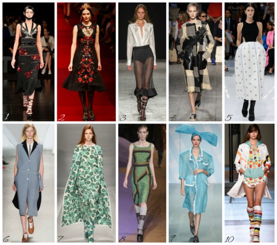 Il peggio delle sfilate di moda primavera estate 2015.