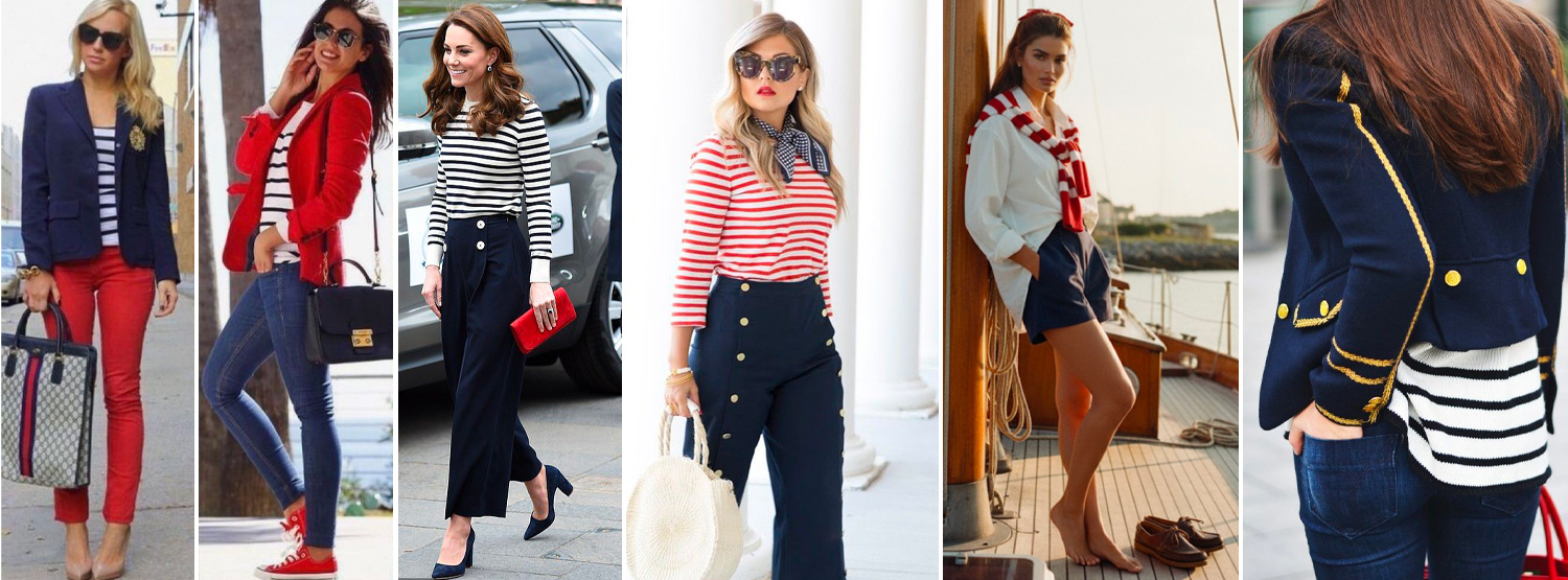 Navy style.