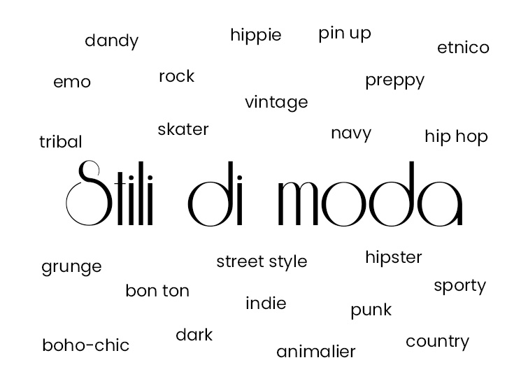 Guida completa a tutti gli stili di moda e tipi di stile.