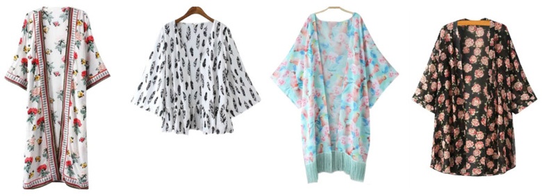 Kimoni moda donna.