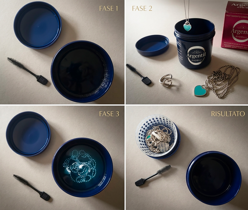 Tutorial come pulire i gioielli in argento con Argentil.
