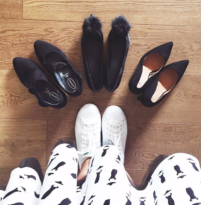 Scarpe fashion week.