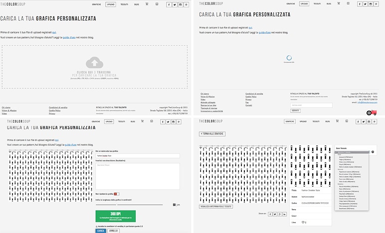 Come stampare un tessuto personalizzato.