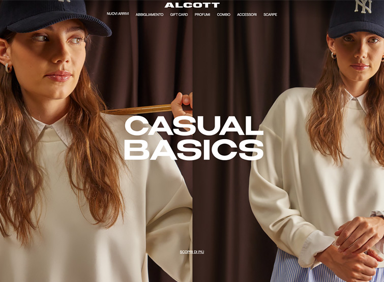 Fashion brand low cost Alcott.