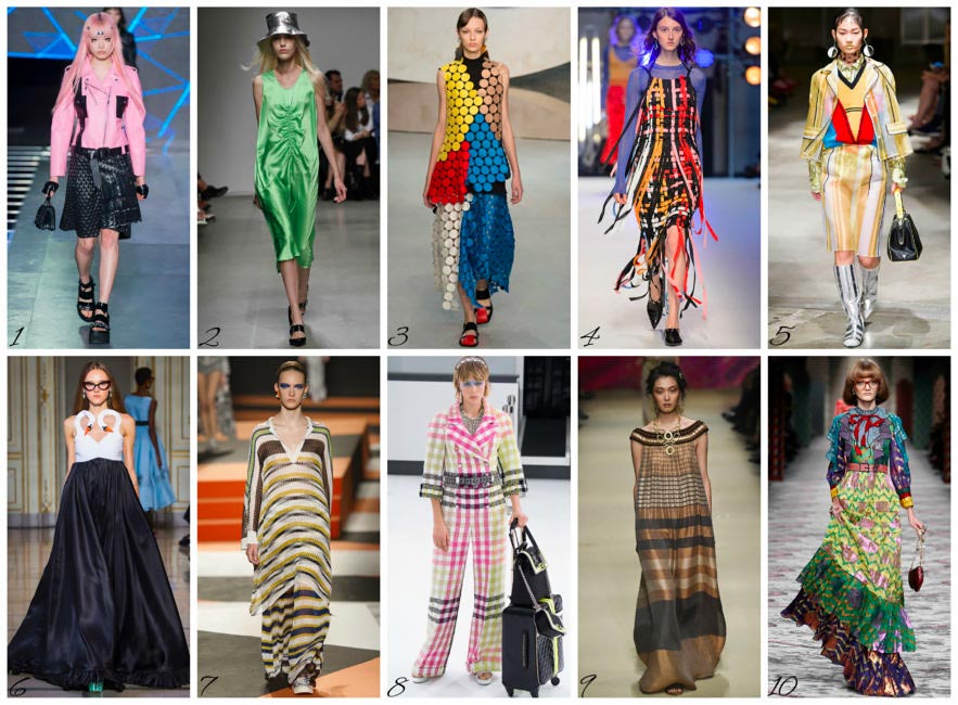 Peggiori look dalle sfilate moda donna primavera estate.