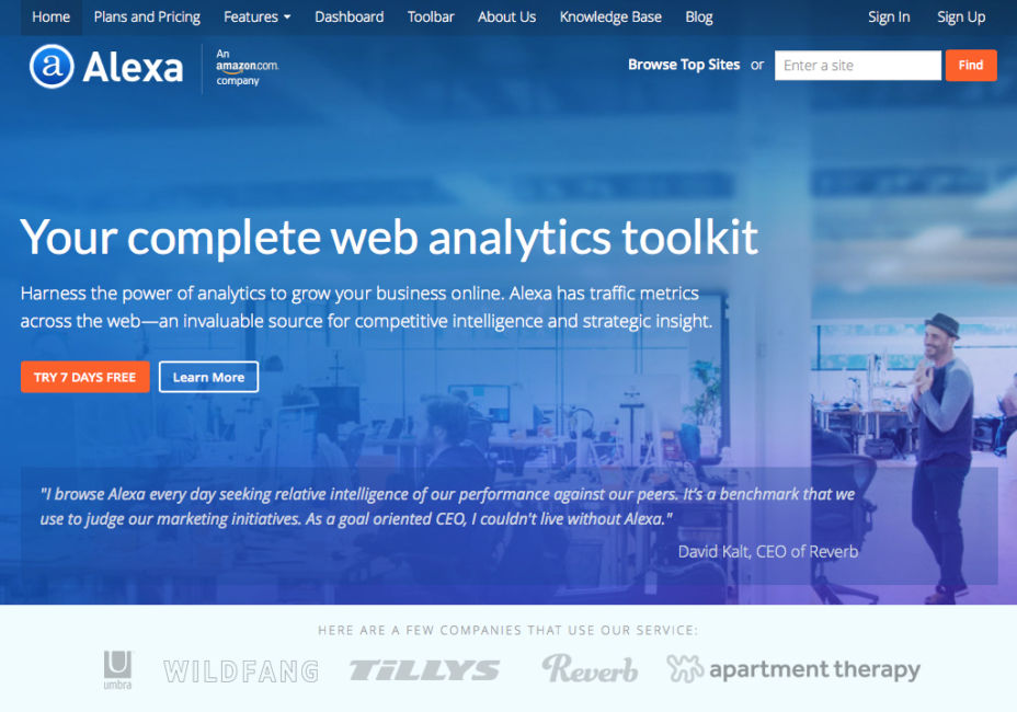 Home Page Alexa.