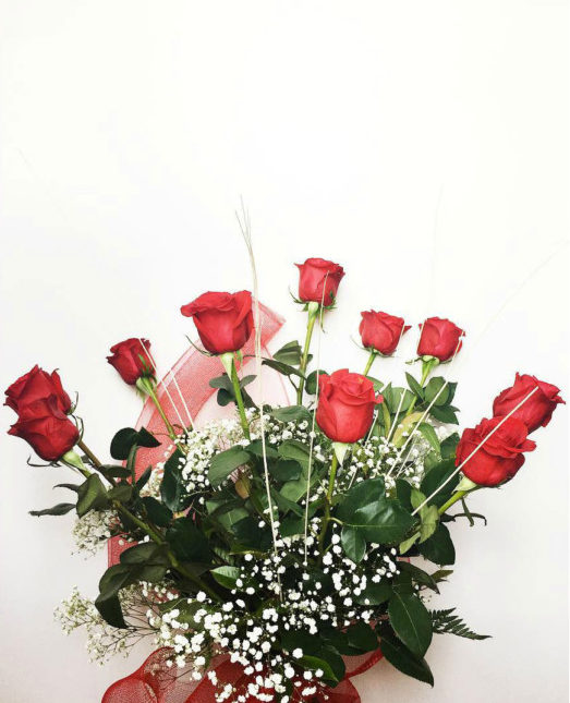Bouquet di rose rosse.