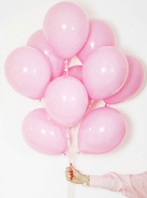 Palloncini rosa.