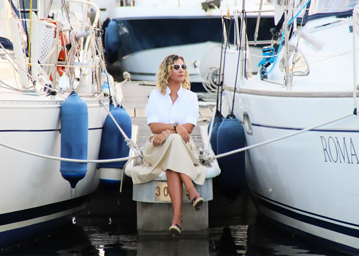 Outfit estivo casual chic.