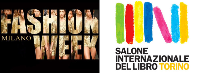 Fashion week milanese VS Salone del libro torinese.