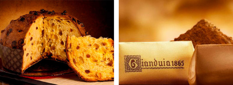 Panettone e Gianduiotto sono i dolci più famosi di Milano e Torino.