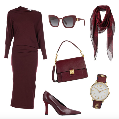 Ispirazione outfit autunno colore Biking Red.