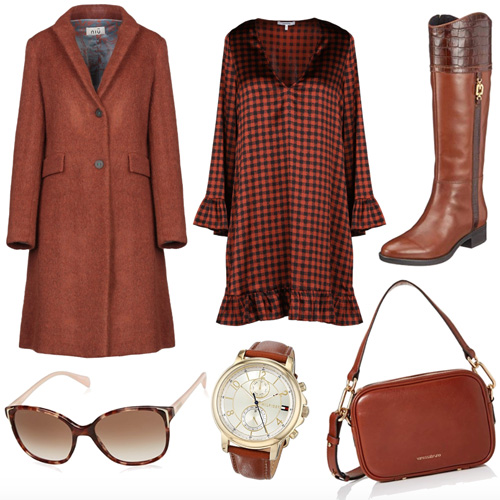 Sugar Almond trendy seasonal colors outfit.