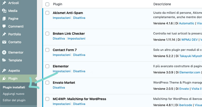 Come gestire i plugin di WordPress.