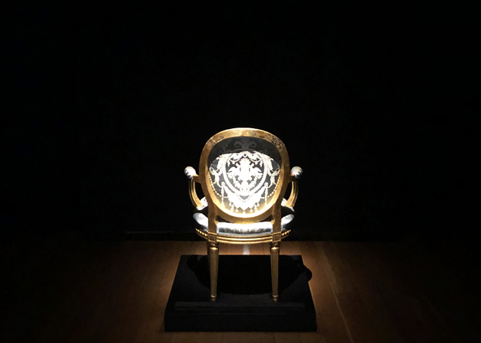Installazione interattiva alla mostra In Goude we trust.