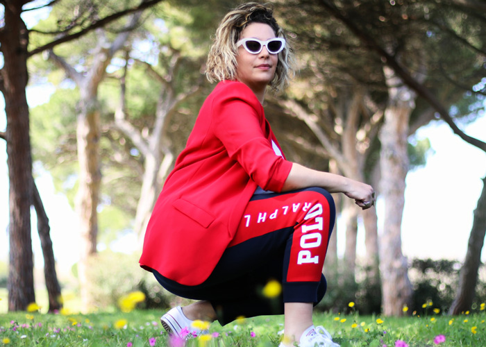 Outfit stile Athleisure.
