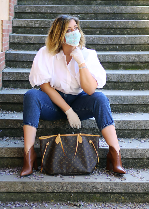 Outfit casual chic post Covid.