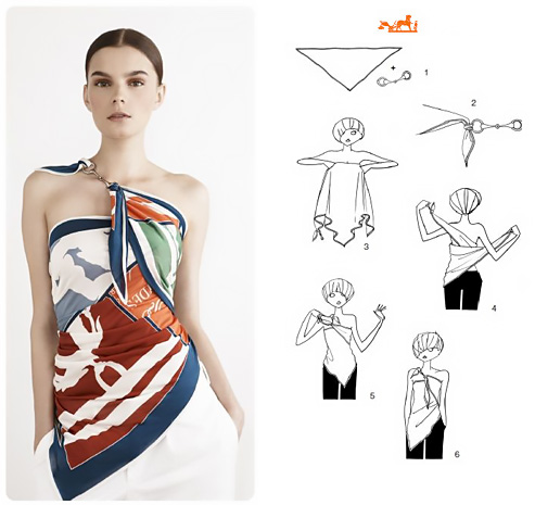 Come creare un top con un foulard.