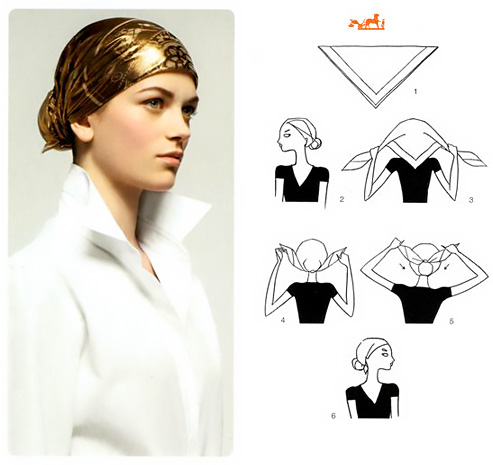 Tutorial su come fare un turbante con il foulard.