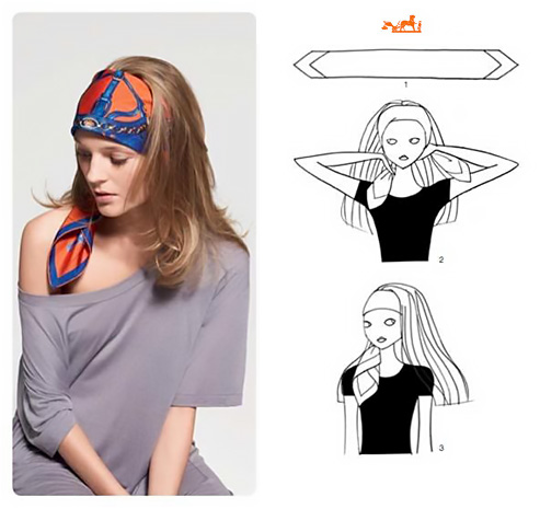 How to wear a headscarf in many different ways.