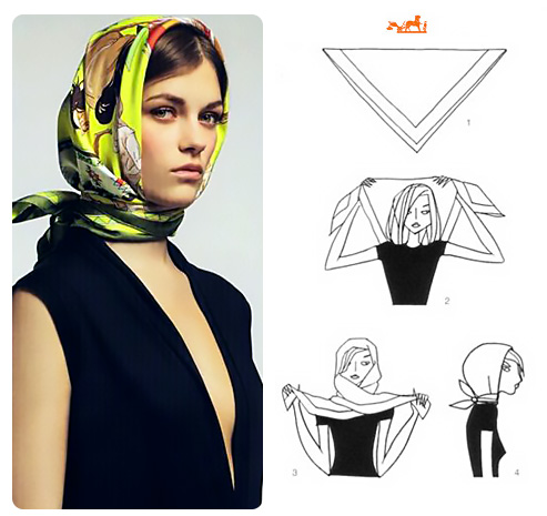 How to wear a headscarf in many different ways.