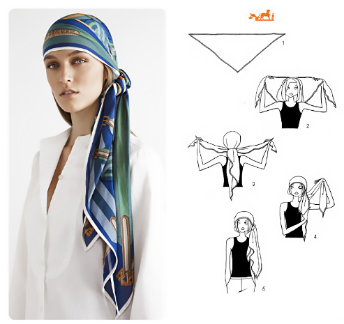 Come indossare un foulard in testa stile pirata.