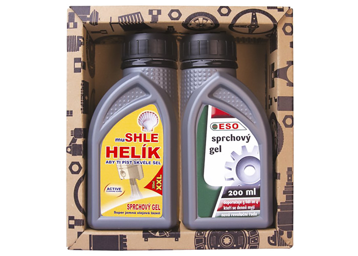 Confezione regalo gel doccia uomo.