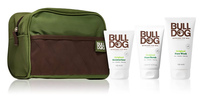Regali di Natale beauty uomo: kit cura del viso Bulldog Original.