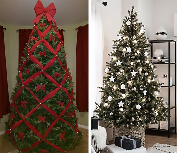 Monochrome Christmas tree.