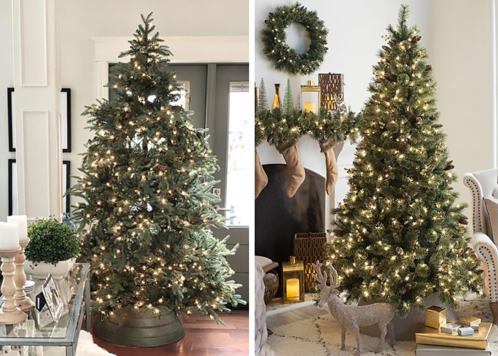 Albero natalizio solo luci.