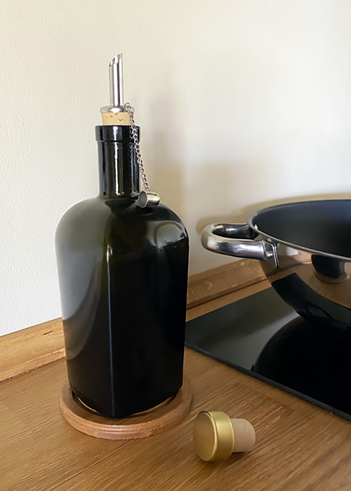 Bottiglia per l'olio made in Italy Olympia.