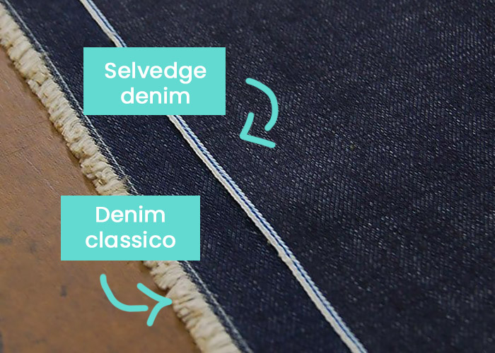 Come riconoscere il selvedge denim da quello classico.