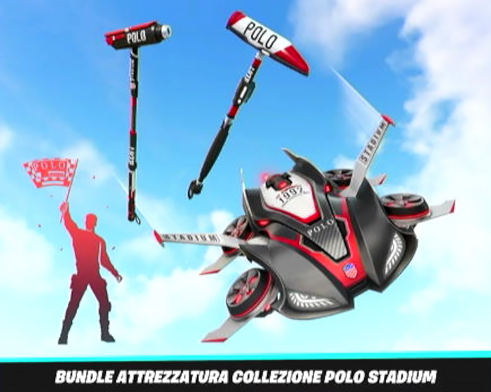Bundle Attrezzatura Collezione Polo Stadium Fortnite.