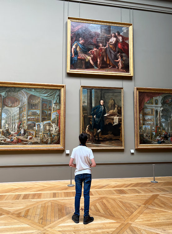 Gallerie d'arte del Louvre.