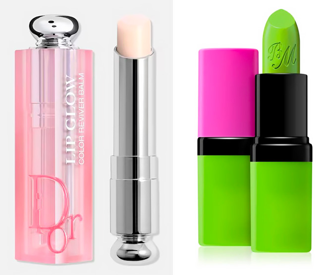 Balsamo labbra e rossetto pH reagente da provare.