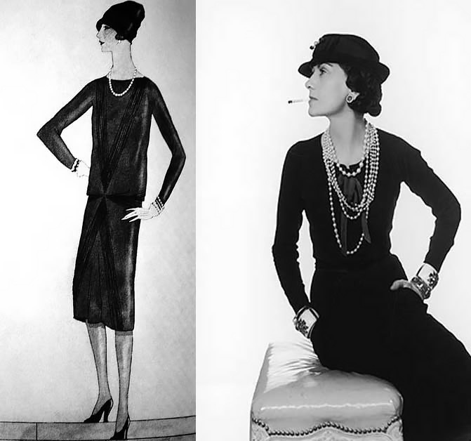 Tubino nero di Chanel del 1926.