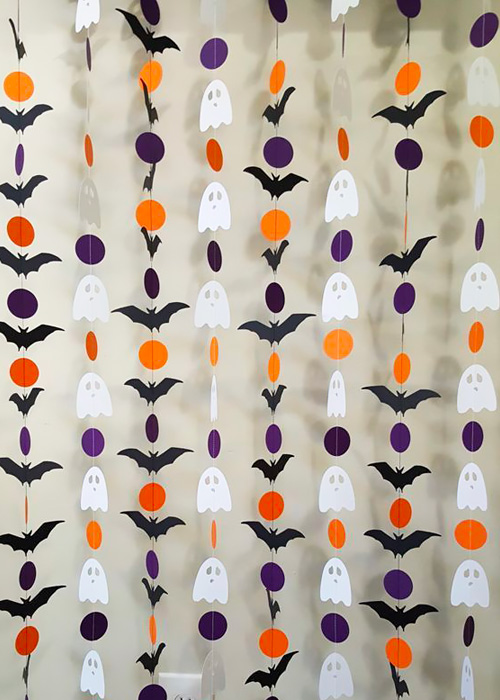 Decorazioni fai da te per Halloween.