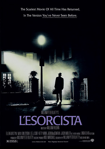 L'esorcista: film horror più spaventoso di sempre del 1973.