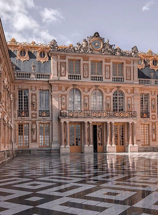 Palazzo di Versailles in Francia.