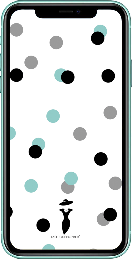 Sfondo per cellulare con pois.
