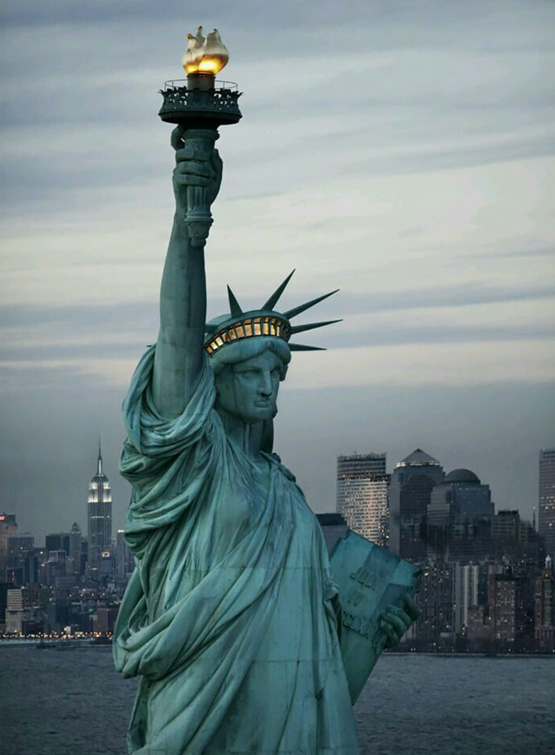Statua della Libertà a New York.