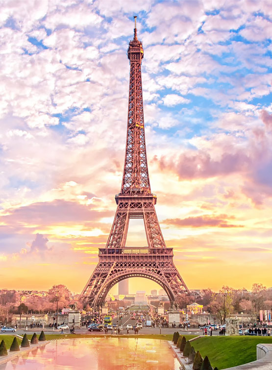 Torre Eiffel a Parigi.