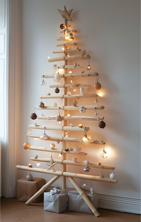 Gli alberi di Natale dallo stile minimal sono tra i più popolari e richiesti al mondo.