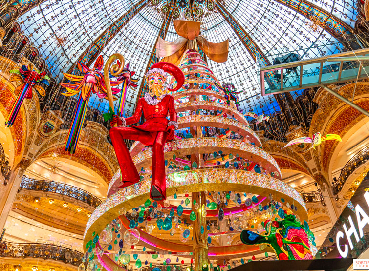 Alberi di Natale più belli nel mondo: Galeries Lafayette a Parigi.