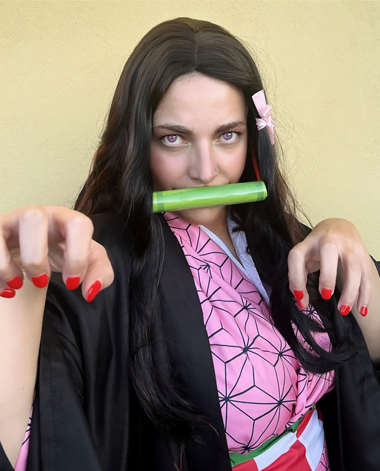 Nezuko di Demon Slayer.