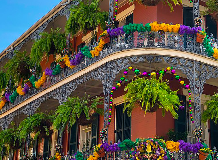 Mardi Gras di New Orleans.
