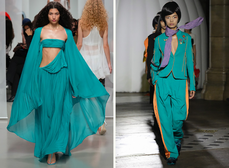 Christopher Esber e Kiko Kostadinov SS 25.
