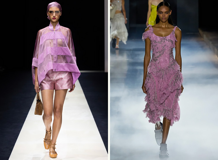 Emporio Armani e Alexander McQueen SS 25.