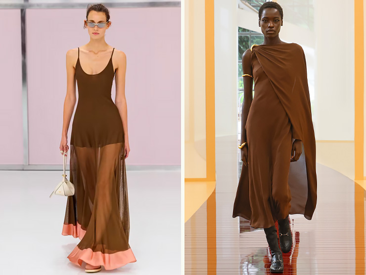 Fendi e Gucci: colori di tendenza primavera estate 2025.